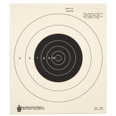 Action Target 25 Yard Slow Fire Bulls-Eye Target, Heavy Tagboard Paper, 10.5 Action Target 25 Yard Slow Fire Bulls-Eye Target, Heavy Tagboard Paper, 10.5