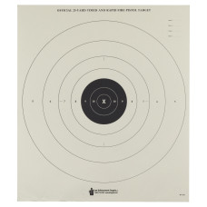 Action Target B-8 Timed And Rapid Fire Target, Black Bull's-Eye, 21 Action Target B-8 Timed And Rapid Fire Target, Black Bull's-Eye, 21