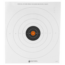 Action Target B-8, 25-Yard Timed And Rapid Fire Target, Black With Orange Center X-Ring, 21 Action Target B-8, 25-Yard Timed And Rapid Fire Target, Black With Orange Center X-Ring, 21
