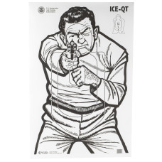 Action Target ICE-QT, Immigration And Customs Enforcement Target, 2009 Version, Ivory/Black, 23 Action Target ICE-QT, Immigration And Customs Enforcement Target, 2009 Version, Ivory/Black, 23