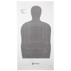Action Target TQ-15 Standard Target, 25-Yard Silhouette In Gray, 24 Action Target TQ-15 Standard Target, 25-Yard Silhouette In Gray, 24