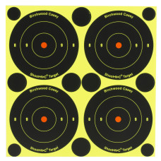 Birchwood Casey Shoot-N-C Target, Round Bullseye, 3