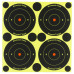 Birchwood Casey Shoot-N-C Target, Round Bullseye 3"