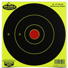 Birchwood Casey Dirty Bird Target, Round Bullseye, 6 Birchwood Casey Dirty Bird Target, Round Bullseye, 6