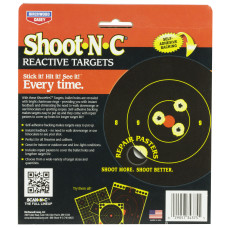Birchwood Casey Shoot-N-C Target, Round Bullseye 3" Birchwood Casey Shoot-N-C Target, Round Bullseye 3"