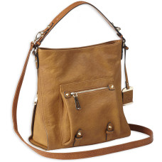 Bulldog Cases Hobo Anna Purse Holster, Fits Most Small Autos, Cognac Brown Color, Leather BDP-054 Bulldog Cases Hobo Anna Purse Holster, Fits Most Small Autos, Cognac Brown Color, Leather BDP-054