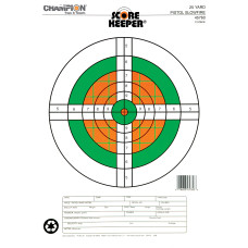 Champion Traps & Targets Fluorescent Orange/Green Bullseye Scorekeeper Target, 25 Yard Pistol Slow Fire, 12 Pack 45760 Champion Traps & Targets Fluorescent Orange/Green Bullseye Scorekeeper Target, 25 Yard Pistol Slow Fire, 12 Pack 45760
