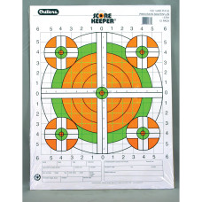 Champion Traps & Targets Fluorescent Orange/Green Bullseye Scorekeeper Target, 100 Yard Rifle Sight-In, 12 Pack 45761 Champion Traps & Targets Fluorescent Orange/Green Bullseye Scorekeeper Target, 100 Yard Rifle Sight-In, 12 Pack 45761
