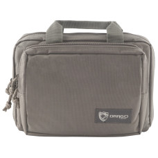 Drago Gear Double Pistol Case, 5 Internal Magazine Holders, 6005 Polyster, Seal Gray 12-315GY Drago Gear Double Pistol Case, 5 Internal Magazine Holders, 6005 Polyster, Seal Gray 12-315GY