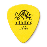 Dunlop TORTEX Standard .73mm Yellow Pack of 12 Picks Dunlop TORTEX Standard .73mm Yellow Pack of 12 Picks