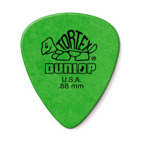 Dunlop TORTEX Standard .88mm Green Pack of 12 Picks Dunlop TORTEX Standard .88mm Green Pack of 12 Picks