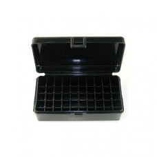 FS Reloading Plastic Ammo Box Large Pistol 50 Round Solid Black 3 Pk