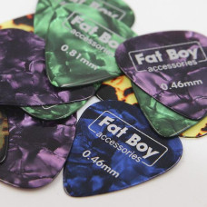 Fat Boy Celluloid Picks 046-.81mm 12pcs Fat Boy Celluloid Picks 046-.81mm 12pcs
