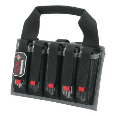 G-Outdoors, Inc. Magazine Tote, Black, Soft, Fits 10 SA Pistol Mags GPS-1006MAG G-Outdoors, Inc. Magazine Tote, Black, Soft, Fits 10 SA Pistol Mags GPS-1006MAG
