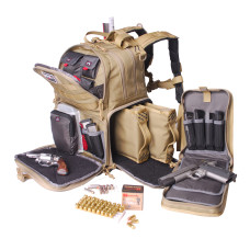 G-Outdoors, Inc. Tactical, Backpack, Tan, Soft, 3 Internal Pistol Cases GPS-T1612BPT G-Outdoors, Inc. Tactical, Backpack, Tan, Soft, 3 Internal Pistol Cases GPS-T1612BPT