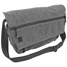 Grey Ghost Gear Wanderer Messenger Bag, Charcoal Grey, Waxed Canvas, 20.5 Grey Ghost Gear Wanderer Messenger Bag, Charcoal Grey, Waxed Canvas, 20.5