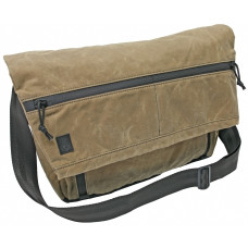 Grey Ghost Gear Wanderer Messenger Bag, Field Tan, Waxed Canvas, 20.5 Grey Ghost Gear Wanderer Messenger Bag, Field Tan, Waxed Canvas, 20.5