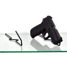 Gun Storage Solutions Handgun Back Kikstands, Vinyl Coated, Fits Guns As Small As .22 Caliber, 1 Per Stand, Free Standing BKIK10 Gun Storage Solutions Handgun Back Kikstands, Vinyl Coated, Fits Guns As Small As .22 Caliber, 1 Per Stand, Free Standing BKIK10