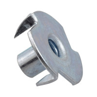 Hillman Zinc Pronged Tee Nut 10-24 Hillman Zinc Pronged Tee Nut 10-24