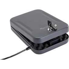 Hornady X-Large Lock Box, Black Finish, With Lock, Key, & Cable 95210 Hornady X-Large Lock Box, Black Finish, With Lock, Key, & Cable 95210