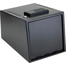 Hornady 2 Gun Keypad Vault, Programmable, Backup Barrel Key Lock, Removeable Shelf, Interior Light, Foam Interior, Requires Four AAA Batteries (Not Included), Black Finish 95430 Hornady 2 Gun Keypad Vault, Programmable, Backup Barrel Key Lock, Removeable Shelf, Interior Light, Foam Interior, Requires Four AAA Batteries (Not Included), Black Finish 95430