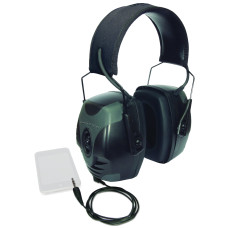 Howard Leight Impact Pro Earmuff, Black, Electric, NRR 30, AUX Cord R-01902 Howard Leight Impact Pro Earmuff, Black, Electric, NRR 30, AUX Cord R-01902