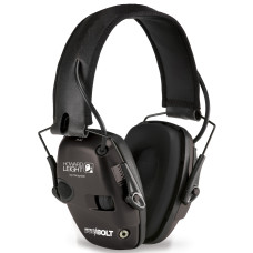 Howard Leight Impact Sport Bolt, Electronic Earmuff, Folding, Black R-02525 Howard Leight Impact Sport Bolt, Electronic Earmuff, Folding, Black R-02525