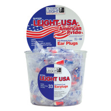 Howard Leight Super Leight Ear Plugs, Foam, NRR 33, Uncorded, Red/White/Blue, 100 Pair R-03113 Howard Leight Super Leight Ear Plugs, Foam, NRR 33, Uncorded, Red/White/Blue, 100 Pair R-03113