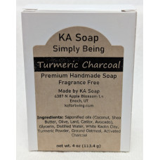 KA For Living Turmeric Charcoal Soap KA For Living Turmeric Charcoal Soap
