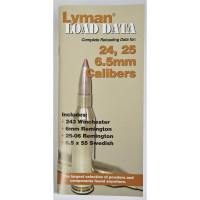 Lyman Load Data Book 24, 25, 6.5mm Calibers Lyman Load Data Book 24, 25, 6.5mm Calibers