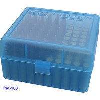 MTM Case-Gard Hinge Top Ammo Box 100 Rounds 22-250 Rem, 243 Win, 308 Win Blue MTM Case-Gard Hinge Top Ammo Box 100 Rounds 22-250 Rem, 243 Win, 308 Win Blue