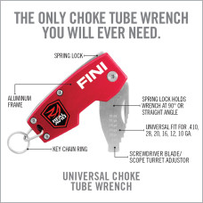 Real Avid FINI Choke Tube Wrench Fits .410,28,20,16,12,10 Gauge Real Avid FINI Choke Tube Wrench Fits .410,28,20,16,12,10 Gauge