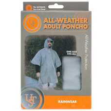 UST - Ultimate Survival Technologies Adult All-Weather Poncho, Grey 23-12530 UST - Ultimate Survival Technologies Adult All-Weather Poncho, Grey 23-12530