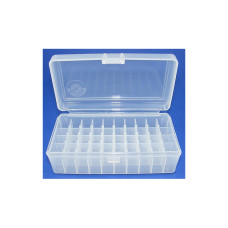 FS Reloading Plastic Ammo Box Large Pistol 50 Round Clear