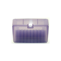 FS Reloading Plastic Ammo Box Large Rifle 50 Round Translucent Purple