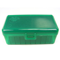 FS Reloading Plastic Ammo Box Medium Pistol 50 Round Translucent Green 3 Pk FS Reloading Plastic Ammo Box Medium Pistol 50 Round Translucent Green 3 Pk