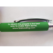 Green Bright Soft Touch Diamond Stylus Pen with Inscription Green Bright Soft Touch Diamond Stylus Pen with Inscription